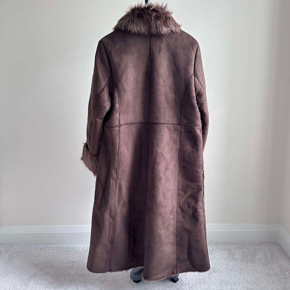 NWOT Lady Hathaway Women’s Faux Suede Coat, Size L - Picture 3 of 5